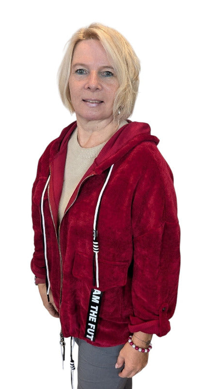 Jacke "Ravea" weinrot