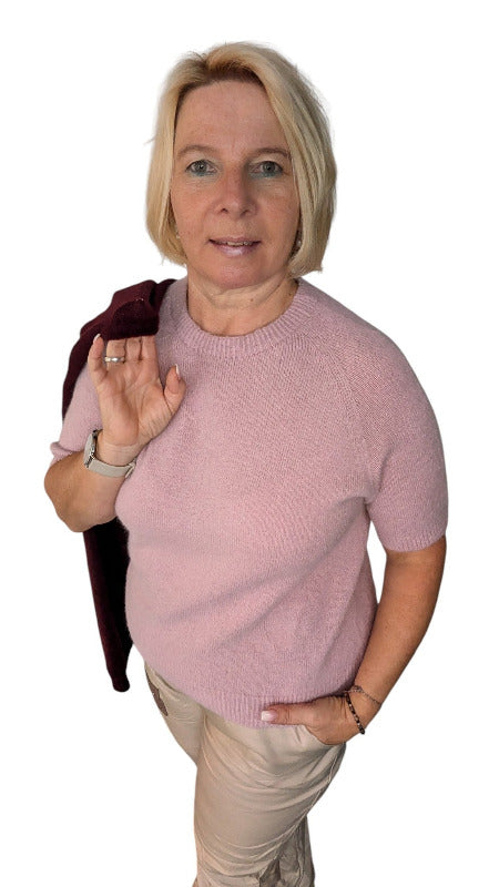 Pullover Alpaka Mix "Cilly" rosa