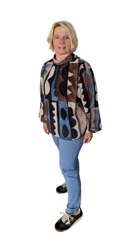 Bluse "Delila" bunt