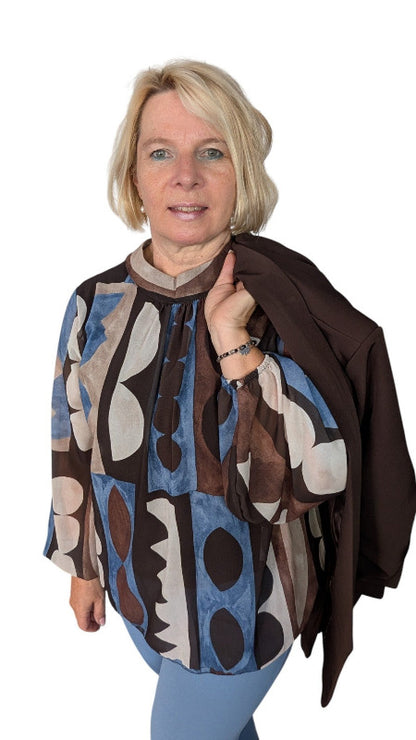 Bluse "Delila" bunt