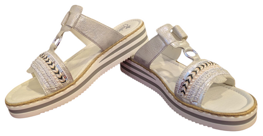 Rieker Pantolette "Grey"