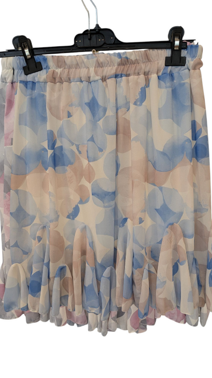 Rock "Amy" hellblau beige